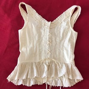 Vintage-style Bustier Top